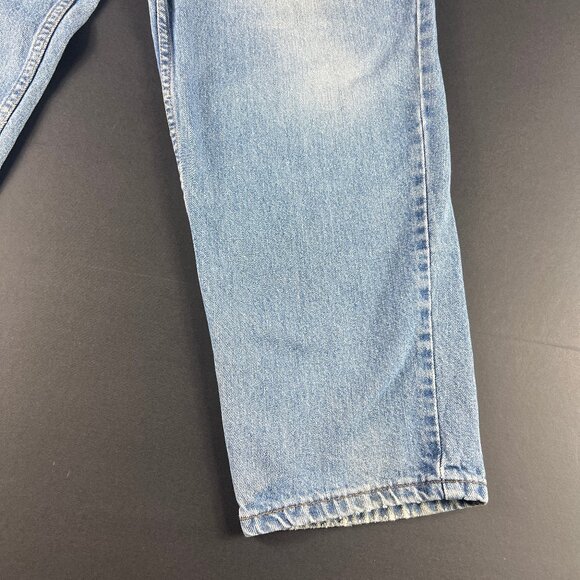 Y2K Levi's Jeans Mens 34x28* 560 Loose Tapered Blue Faded Cotton Denim Tag 34x30 - Picture 5 of 16
